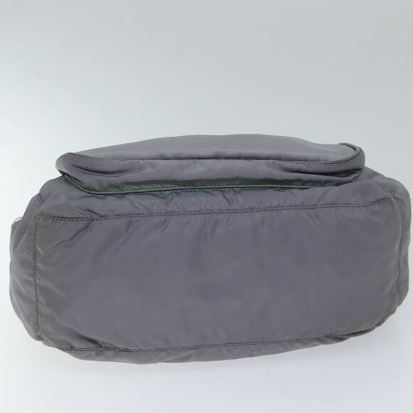 PRADA Shoulder Bag Nylon Gray - Picture 7 of 9